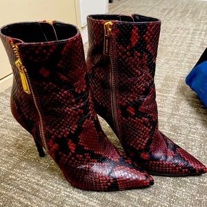 Michael Kors Snake Skin Booties